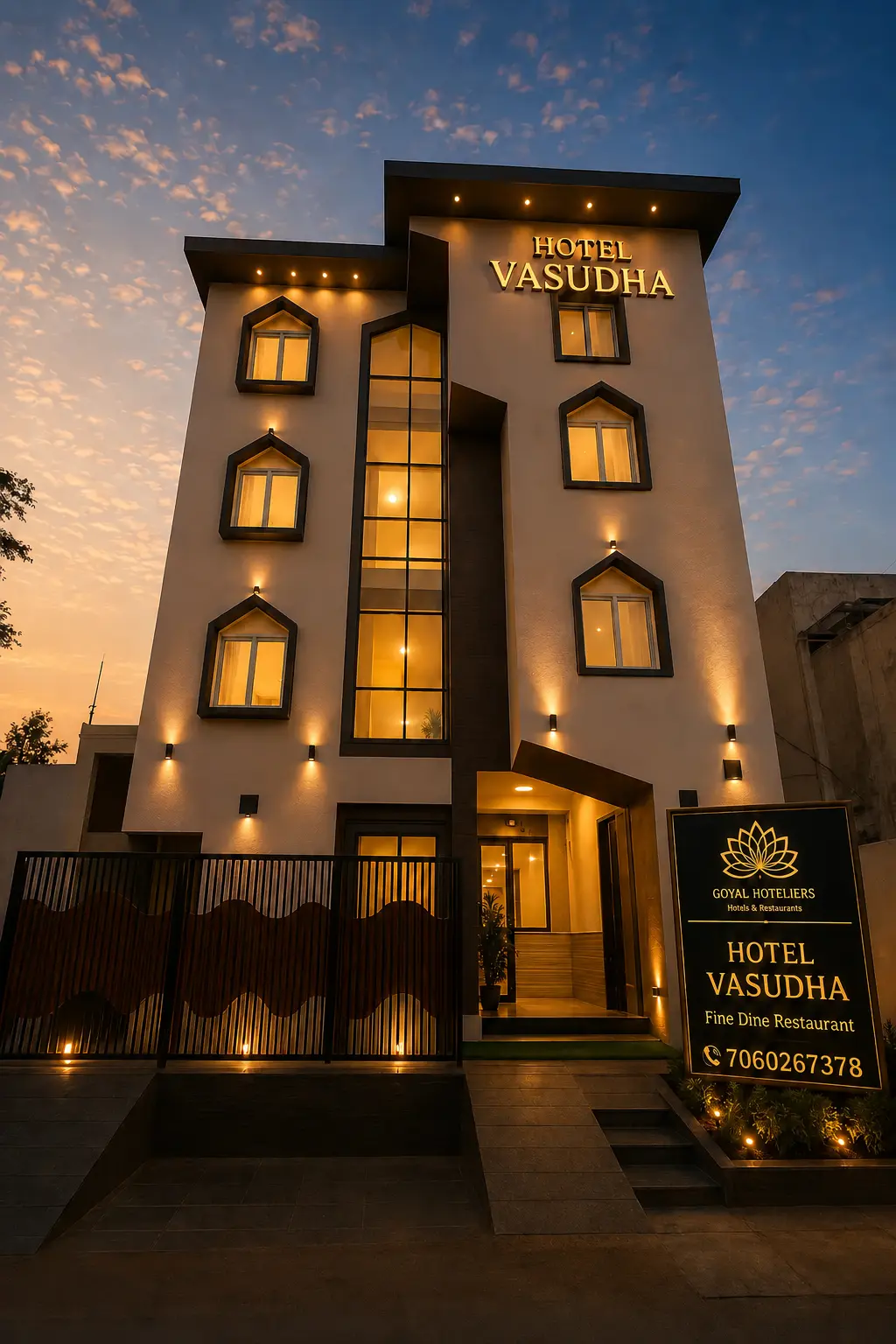 Hotel Vasudha Vrindavan Near Prem Mandir