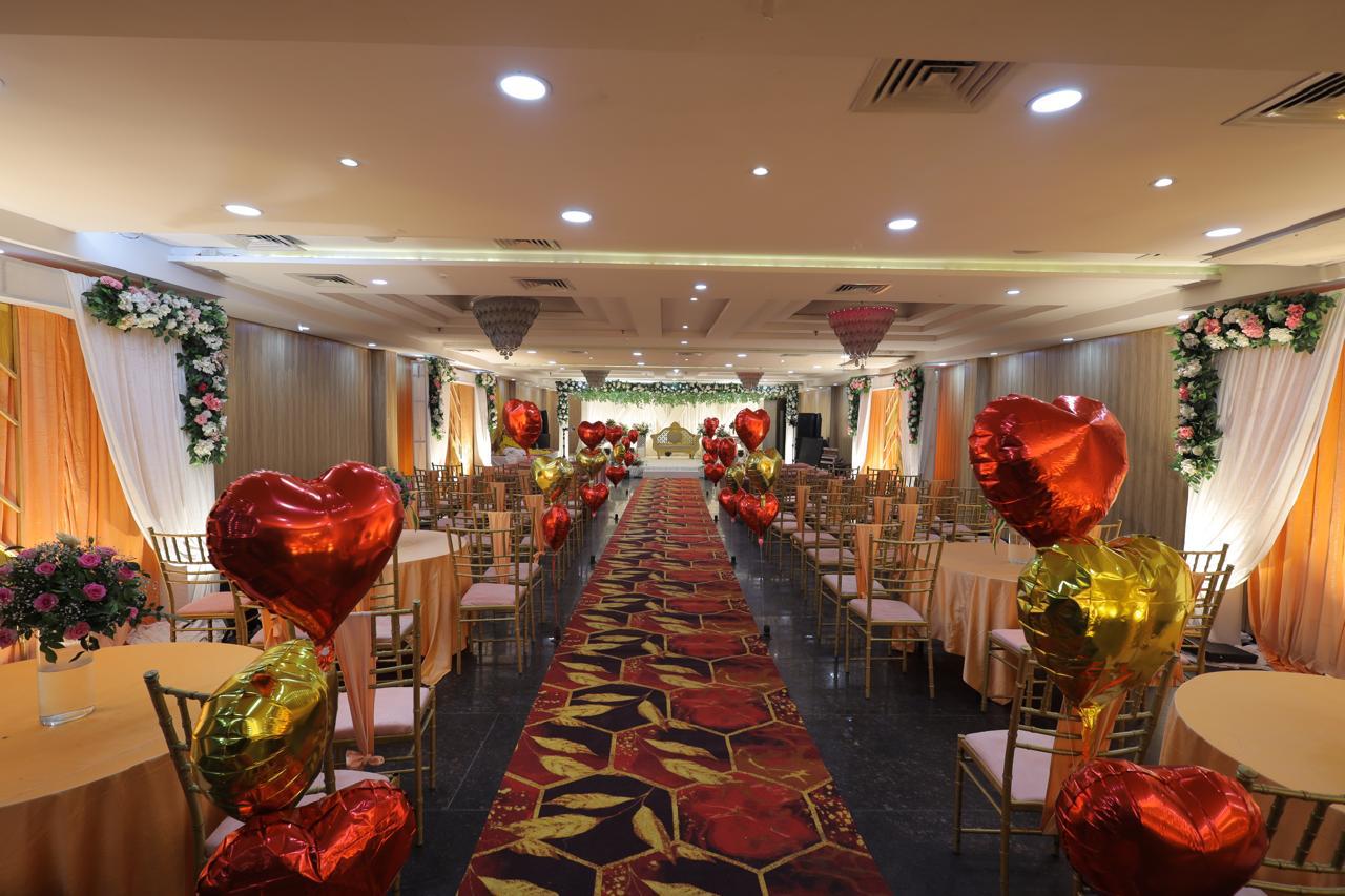 Tulip Celebration banquet interior in Agra