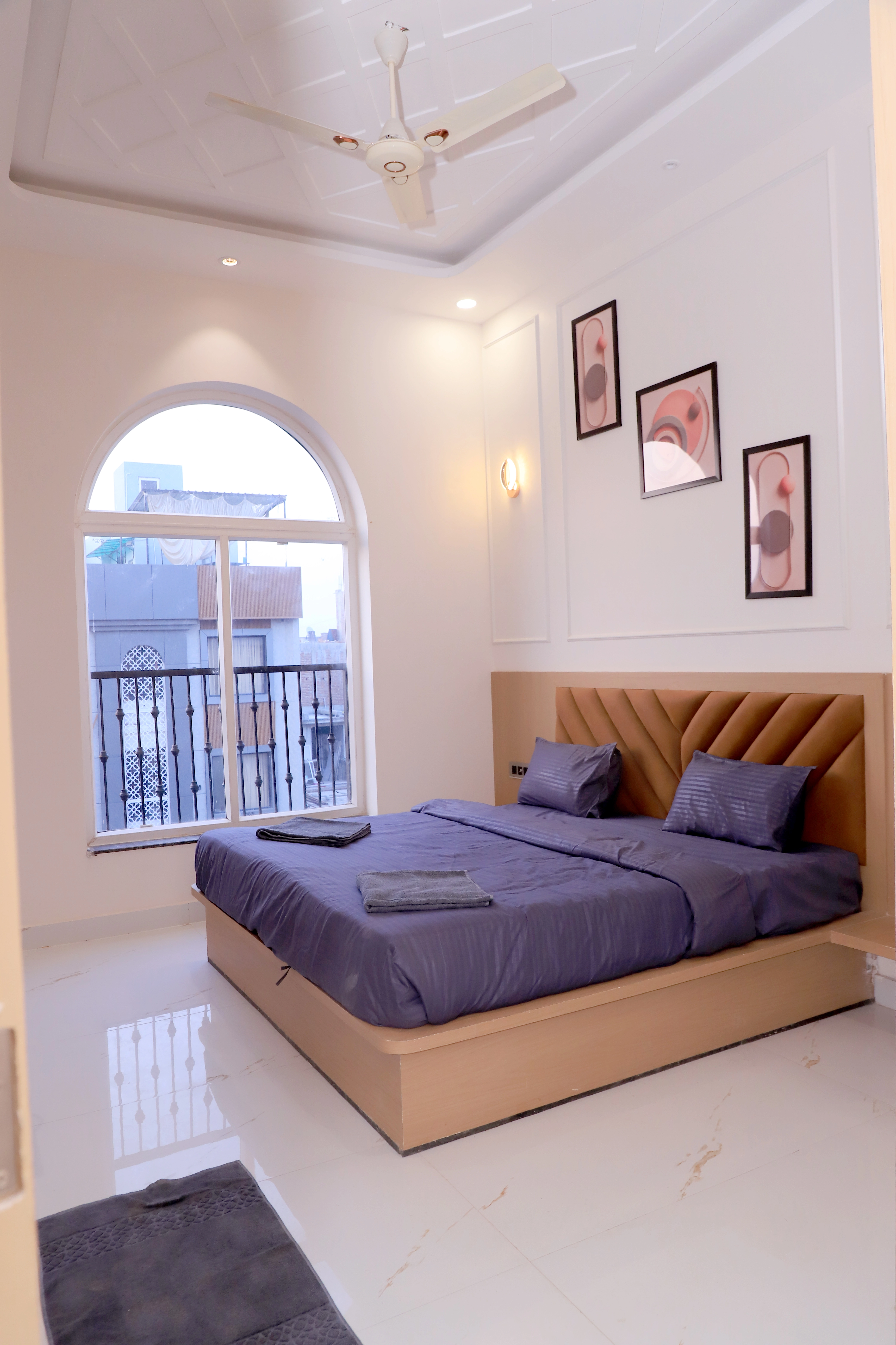 Guest Room Interior at Hotel Anjil