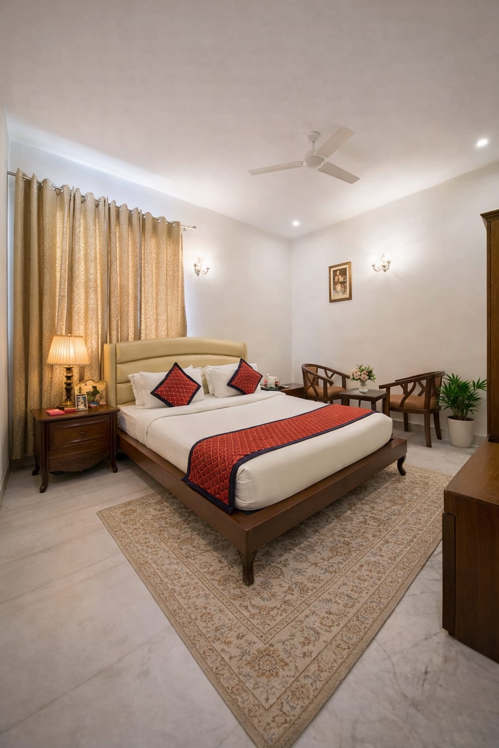 Modern Hotel Room at Hotel The Agra Grande